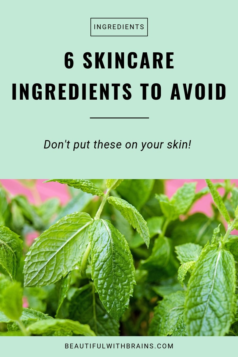 6 skincare ingredients to avoid