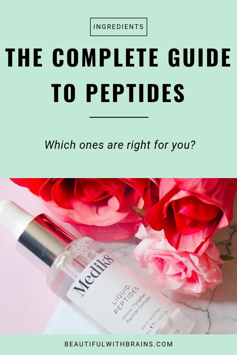 all types of peptides in skincare