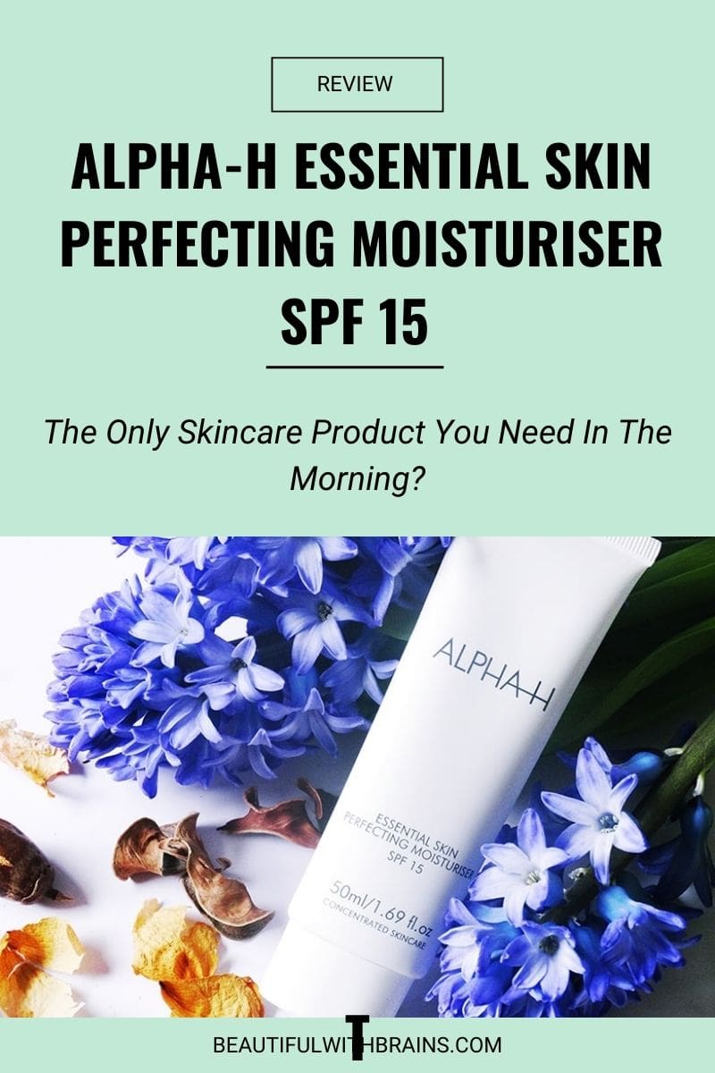 Alpha-H Essential Skin Perfecting Moisturiser SPF 15 review