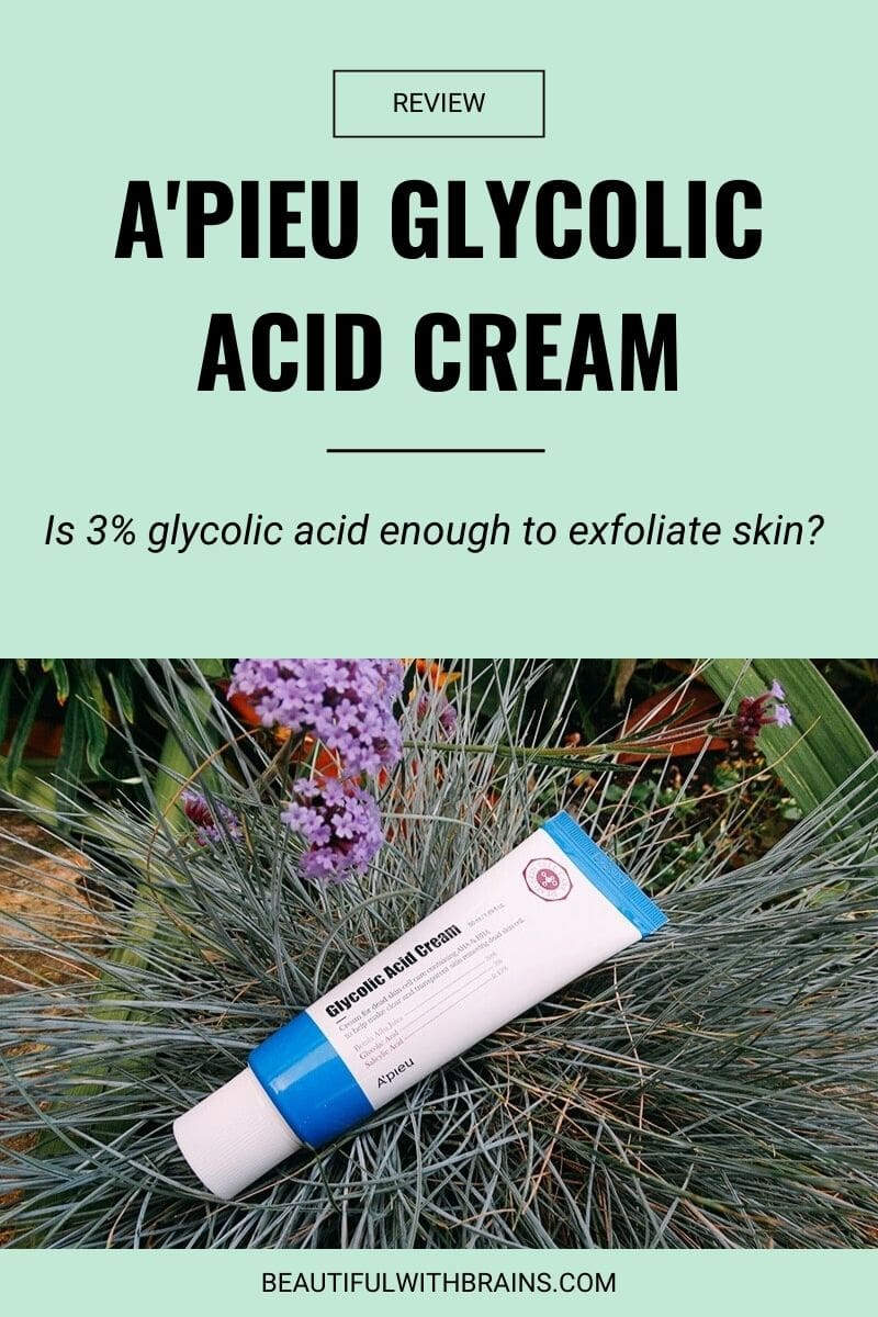 A'pieu Glycolic Acid Cream review