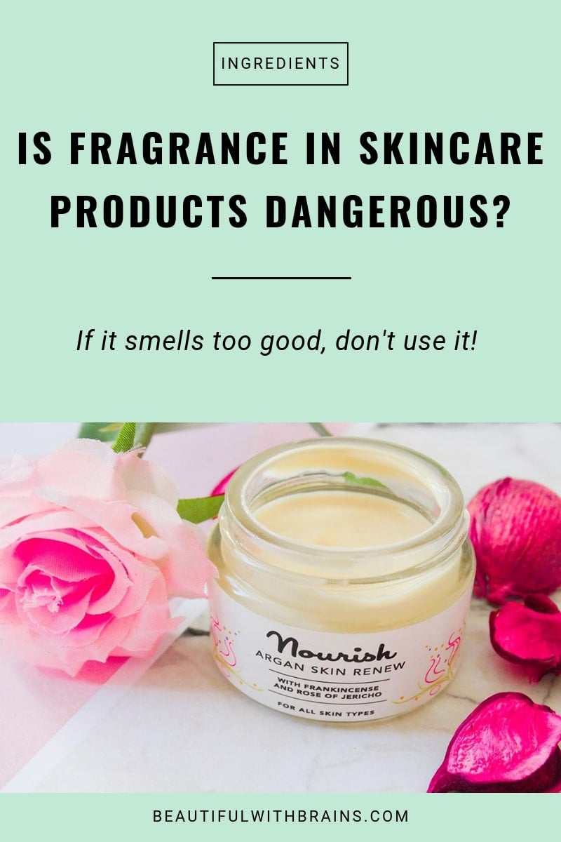 avoid fragrance in skincare products: why it's bad for skin
