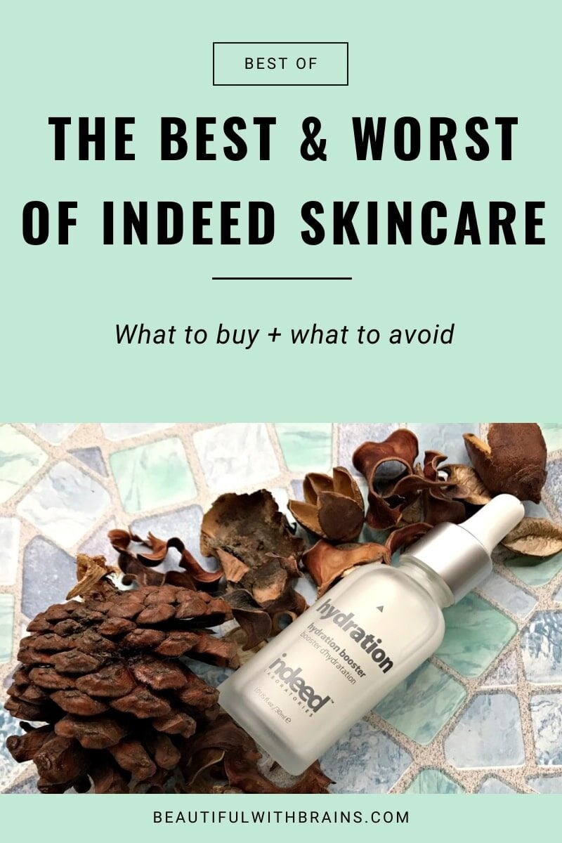 best and worst indeed skincare products
