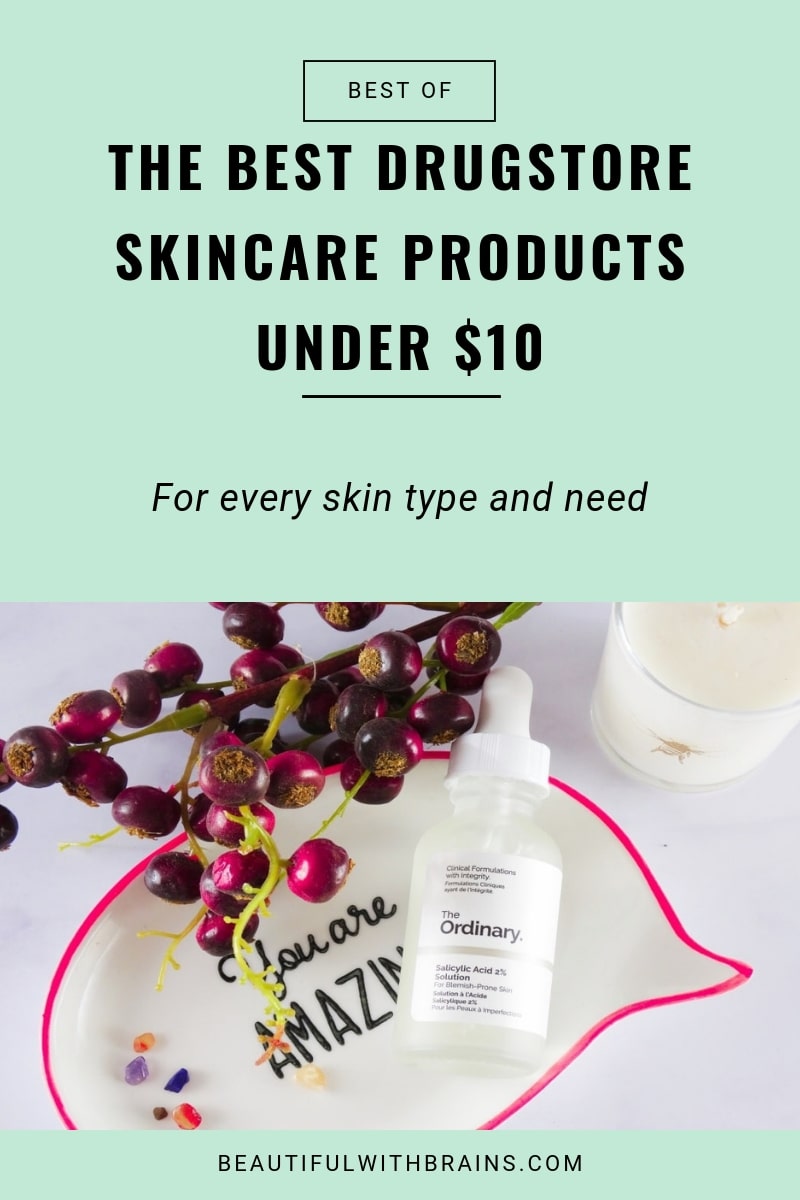 best drugstore skincare products under $10