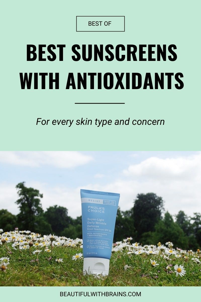 best sunscreens with antioxidants