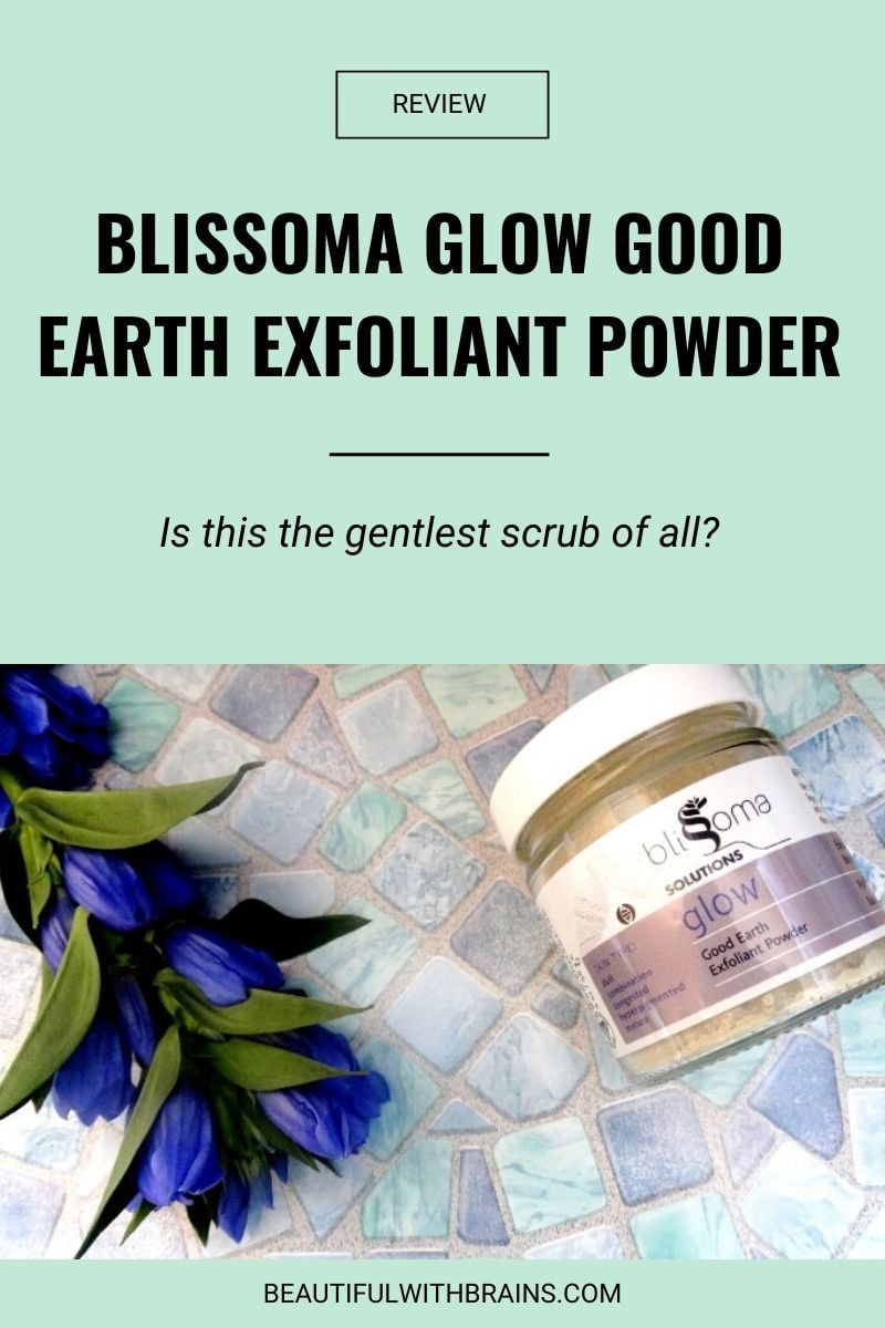 Blissoma Glow Good Earth Exfoliant Powder review