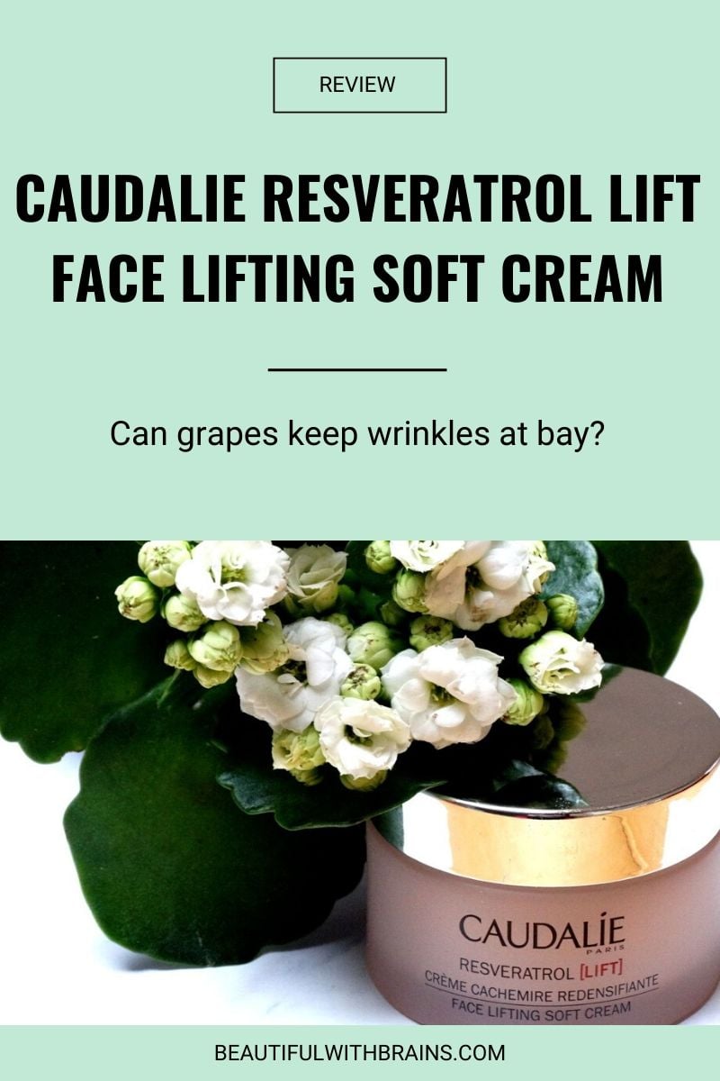 Caudalie Resveratrol Lift Face Lifting Soft Cream review