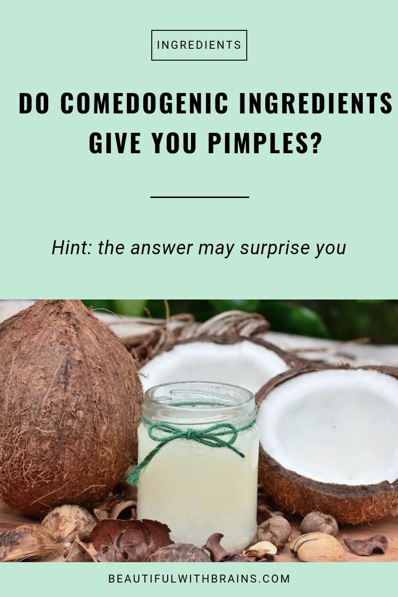 do comedogenic ingredients give you pimples and acne