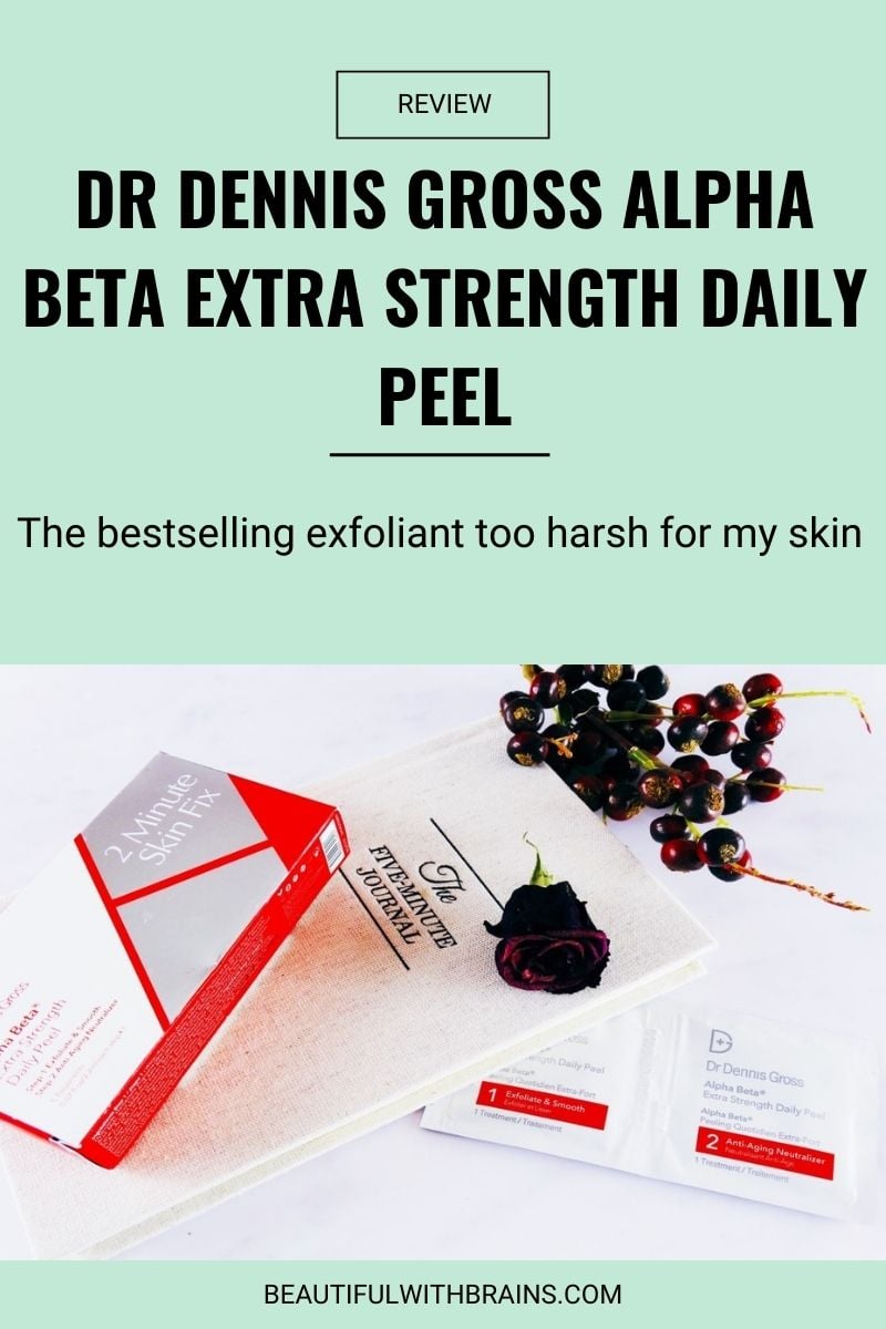 Dr Dennis Gross Alpha Beta Extra Strength Daily Peel review