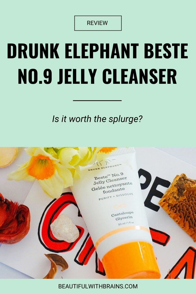 drunk elephant beste no.9 jelly cleanser review