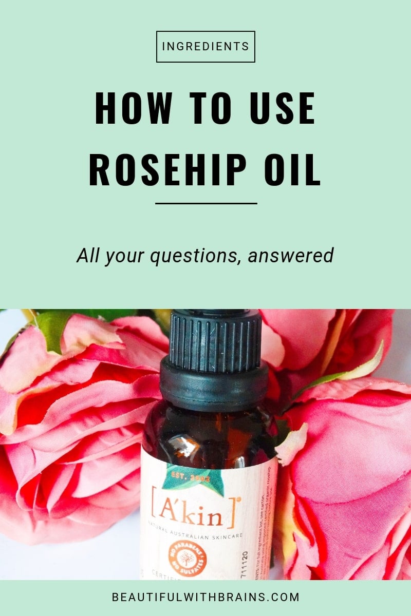 how to use rosehip oil in skincare