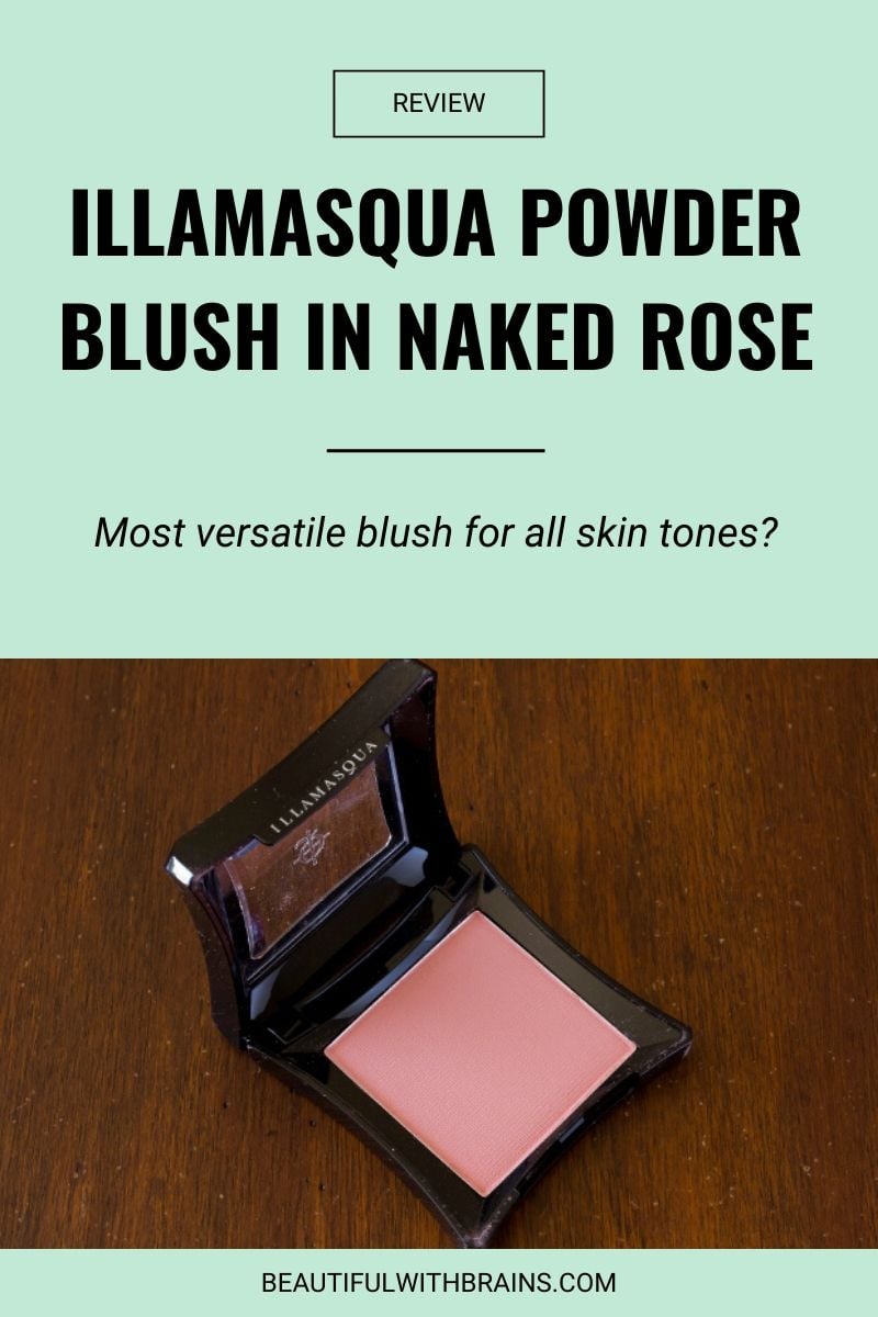 illamasqua powder blush in naked rose review
