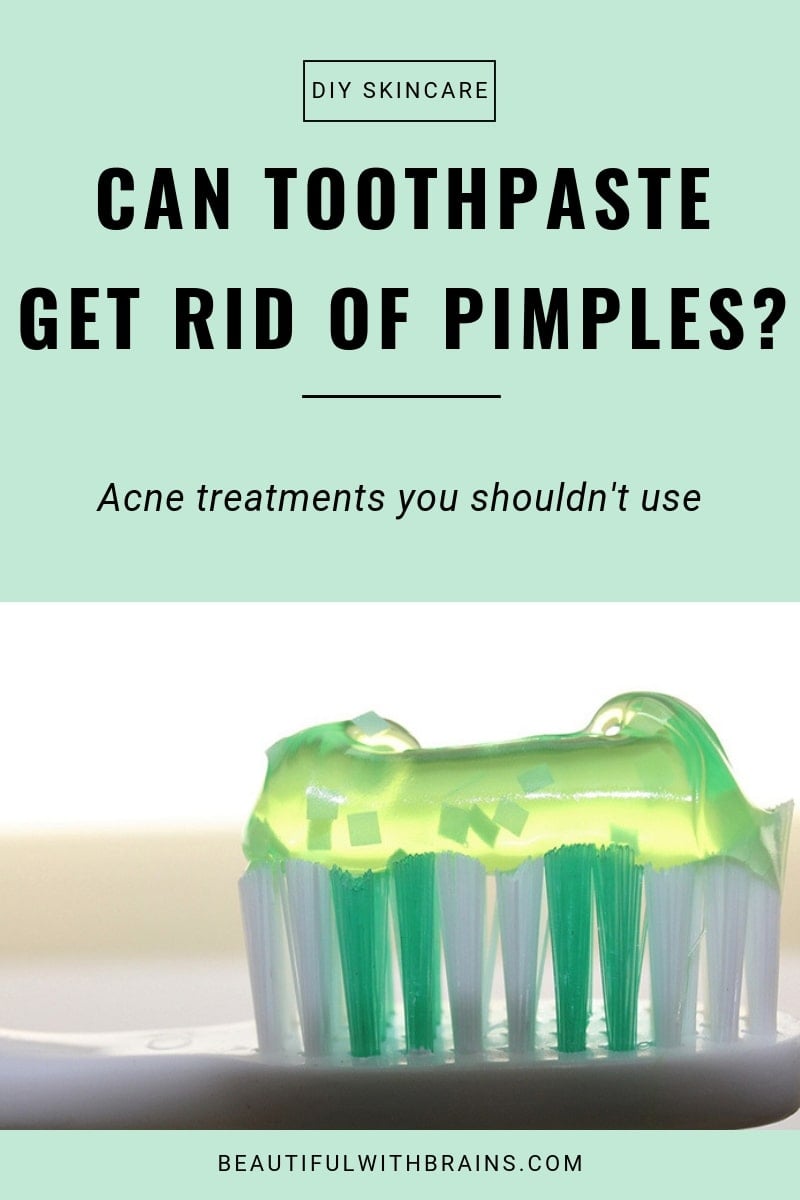 is toothpaste an effective acne treatment