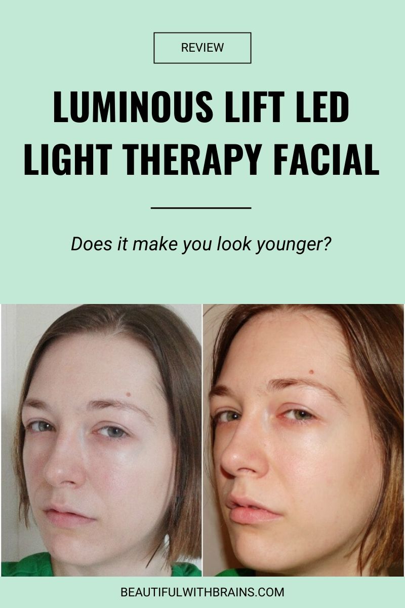 Luminous Lift LED Light Therapy Facial review