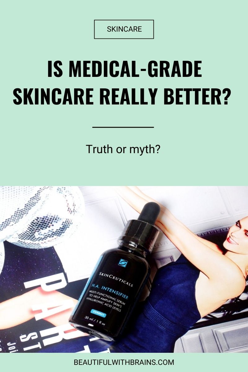 medical-grade skincare myth