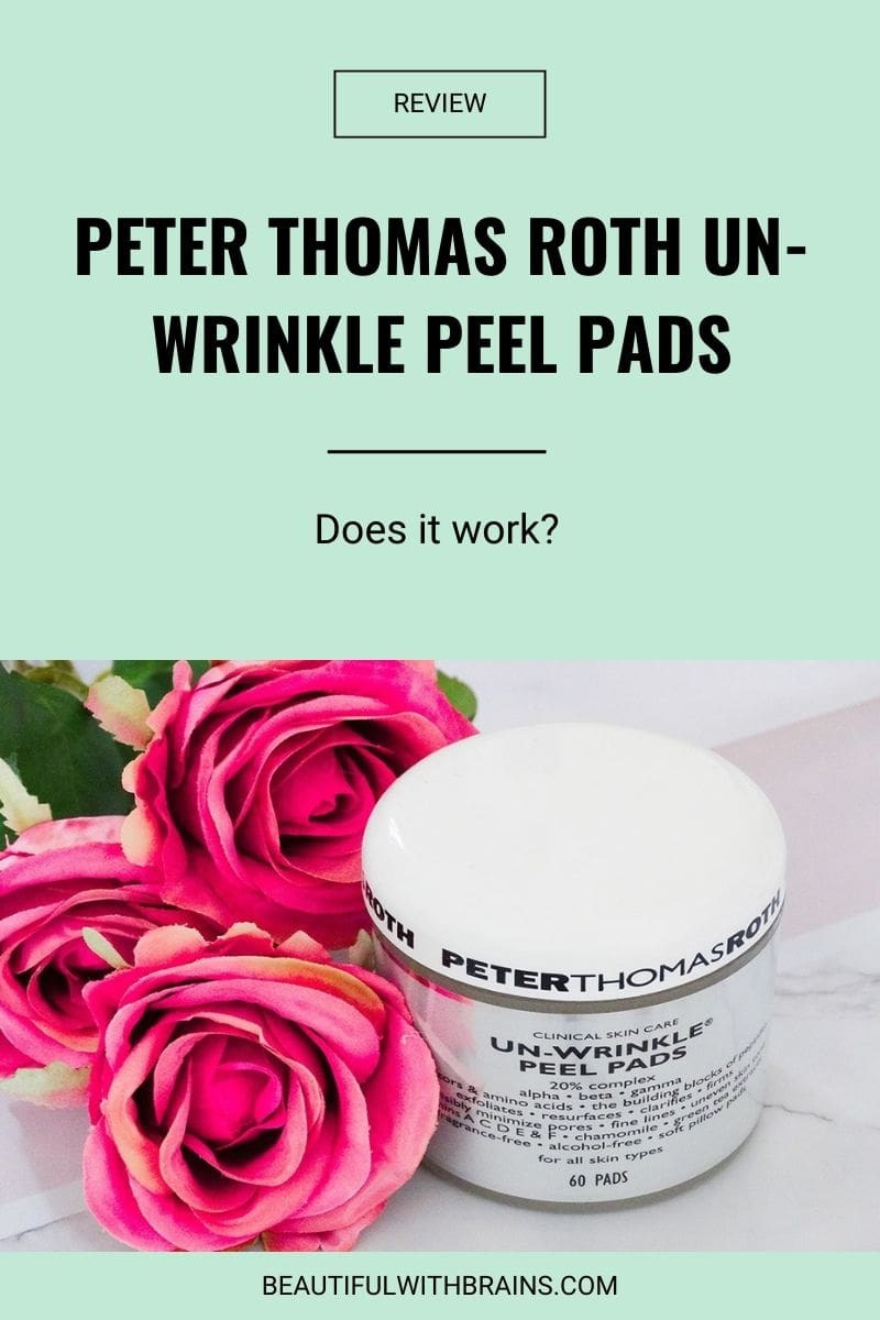 Peter Thomas Roth Un-Wrinkle Peel Pads review