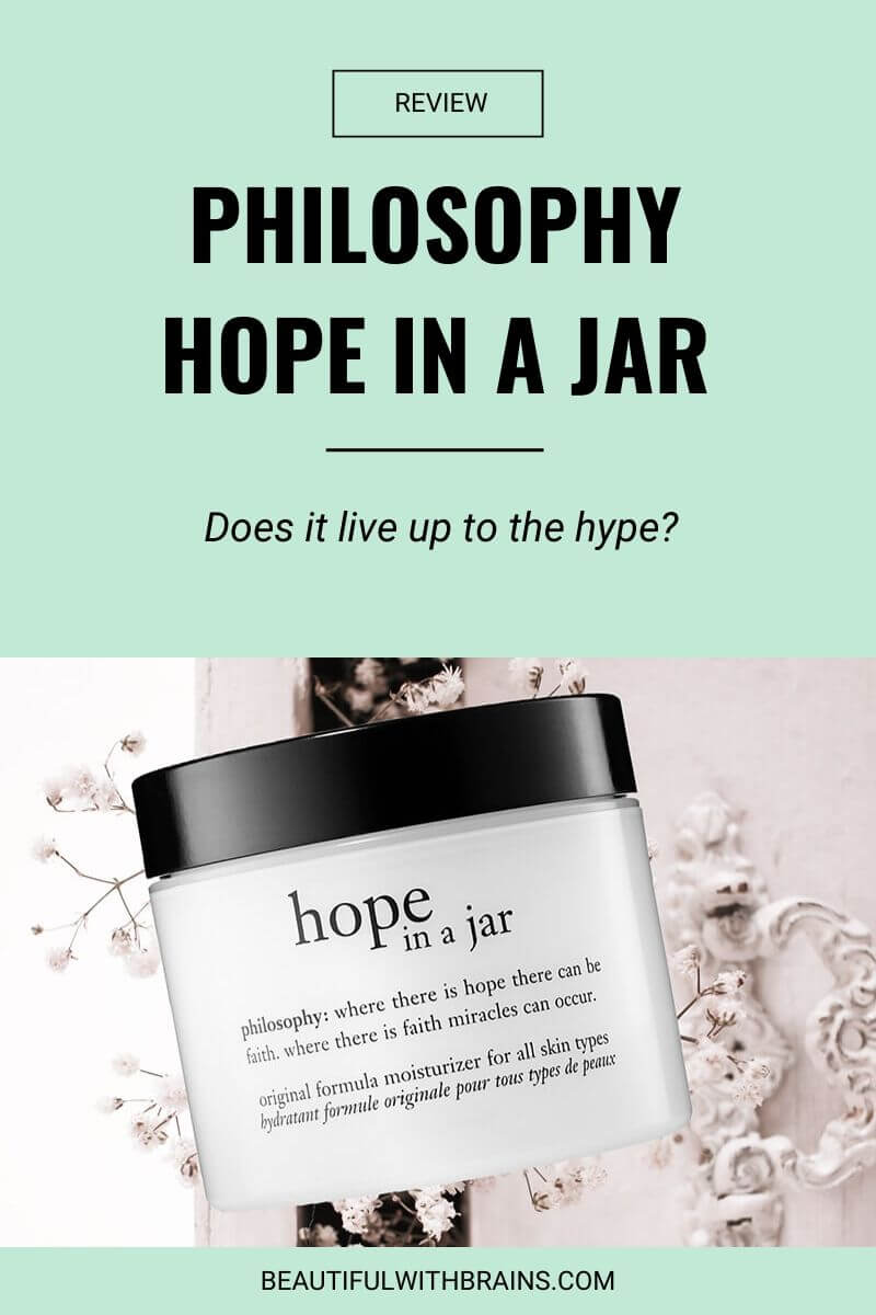 philosophy hope in a jar original formula review