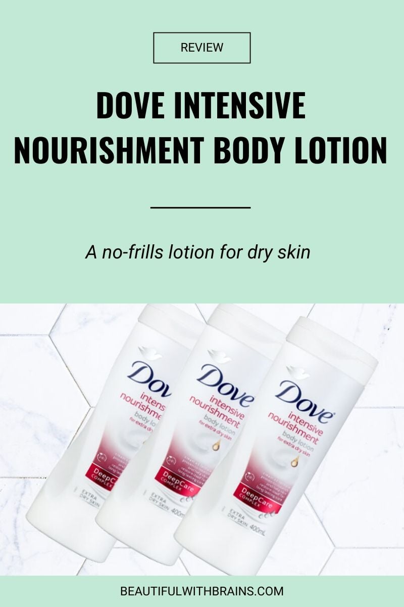 review dove intensive nourishment body lotion