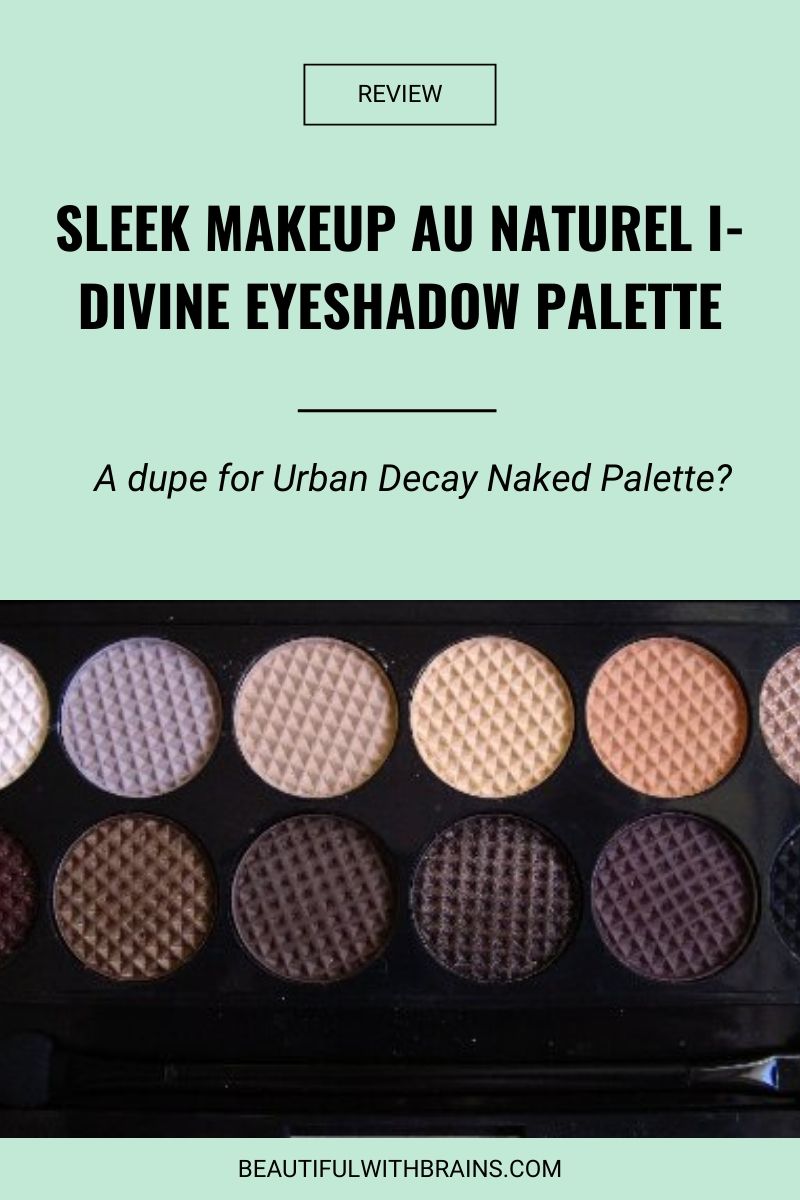 review sleek makeup au naturel eyeshadow palette