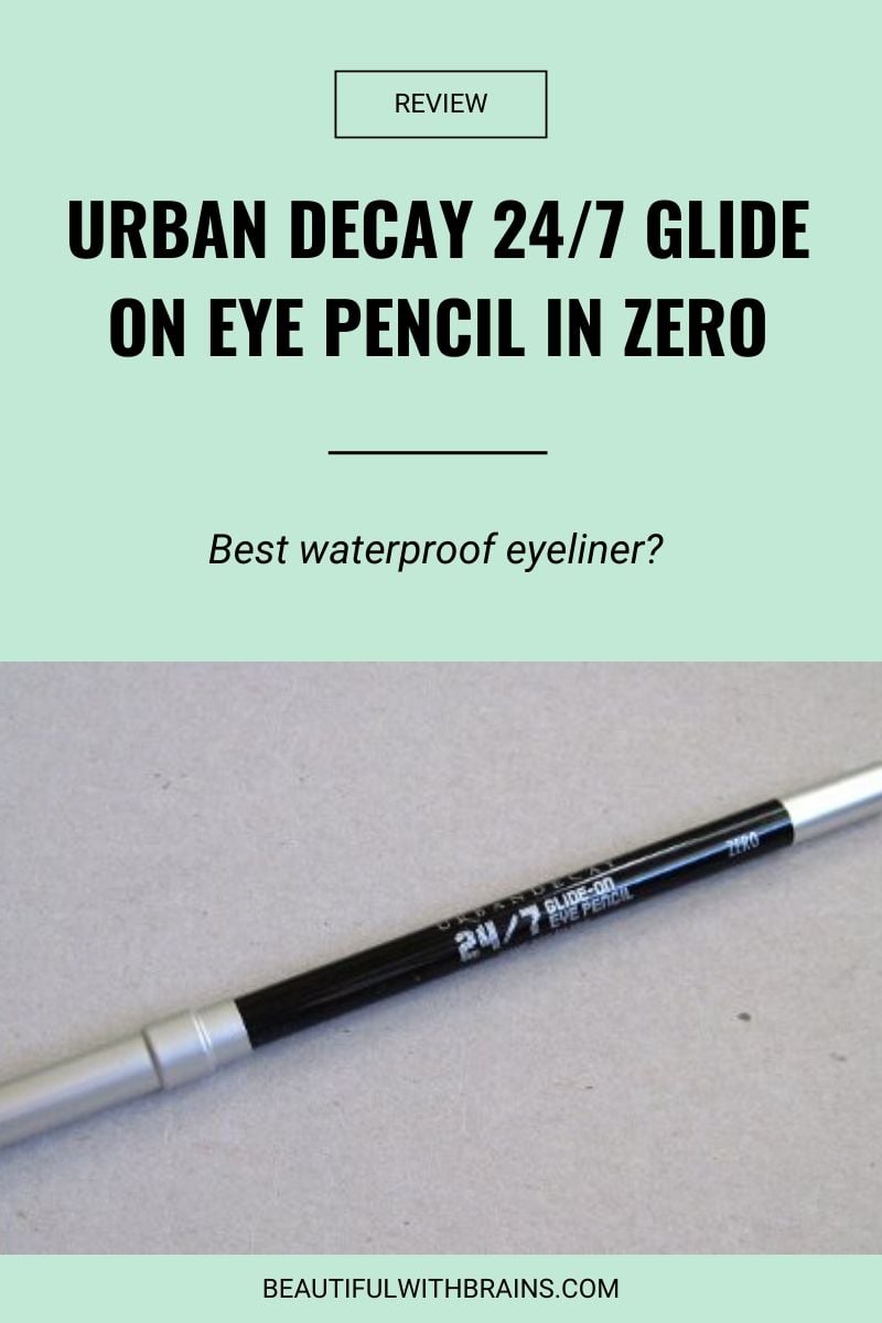 review urban decay 24:7 glide on eye pencil in zero