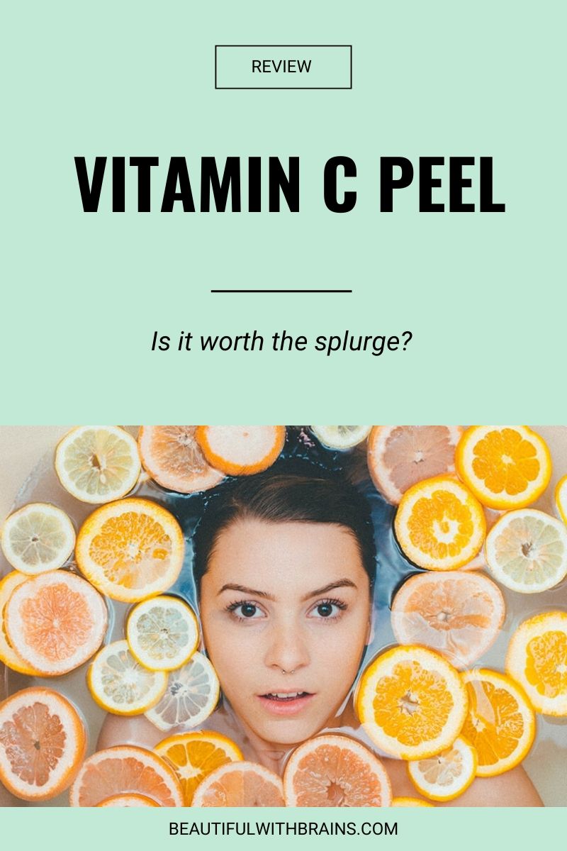 review vitamin c peel