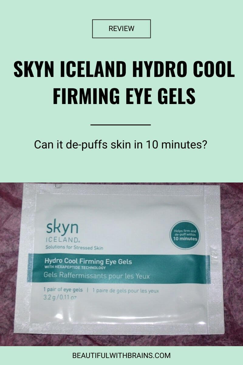 Skyn Iceland Hydro Cool Firming Eye Gels review