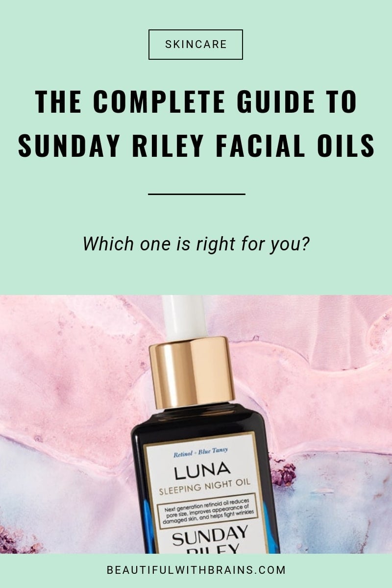 sunday riley facial oils comparison - which one is right for you?