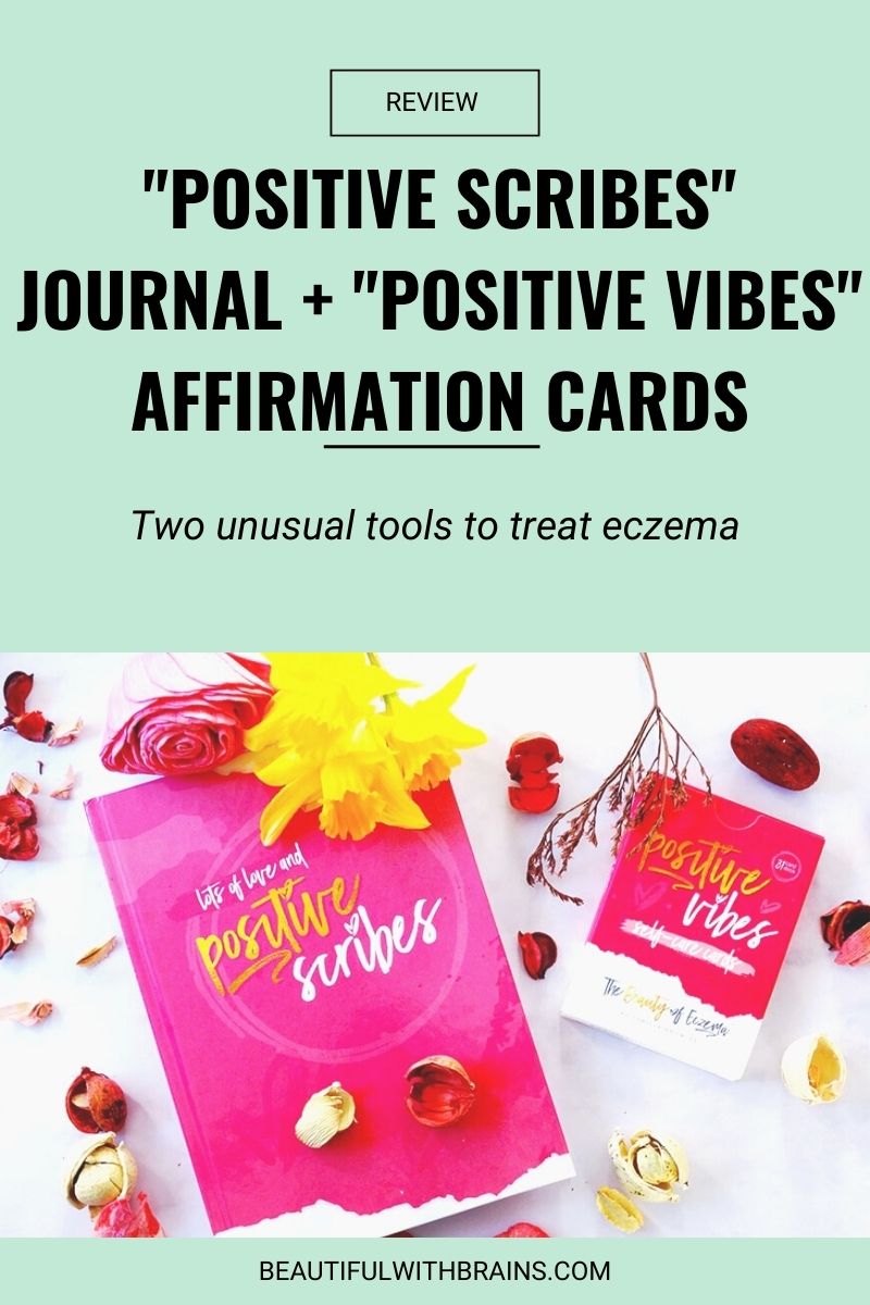 the beauty of eczema affirmation cards + journal