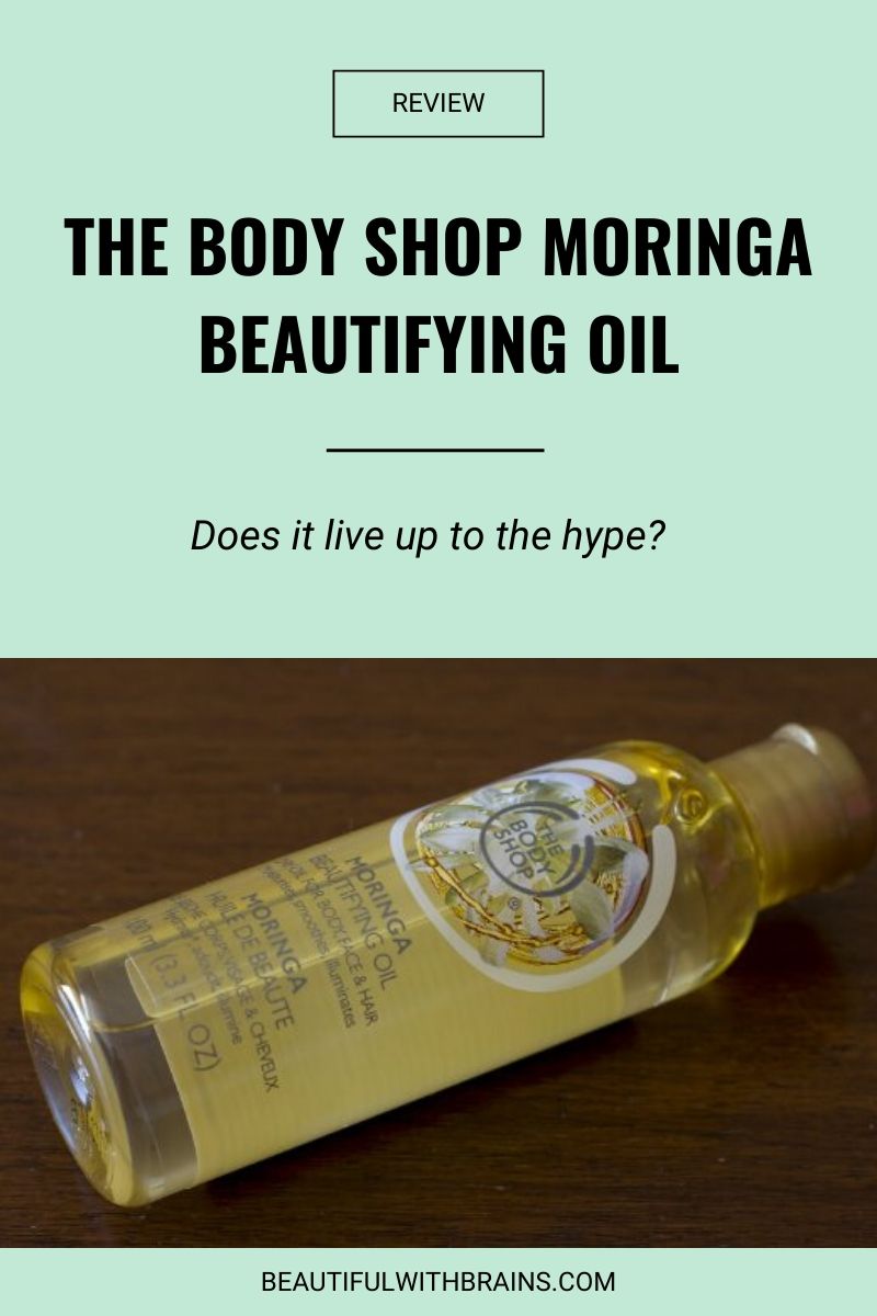 the body shop moringa beautifying oil