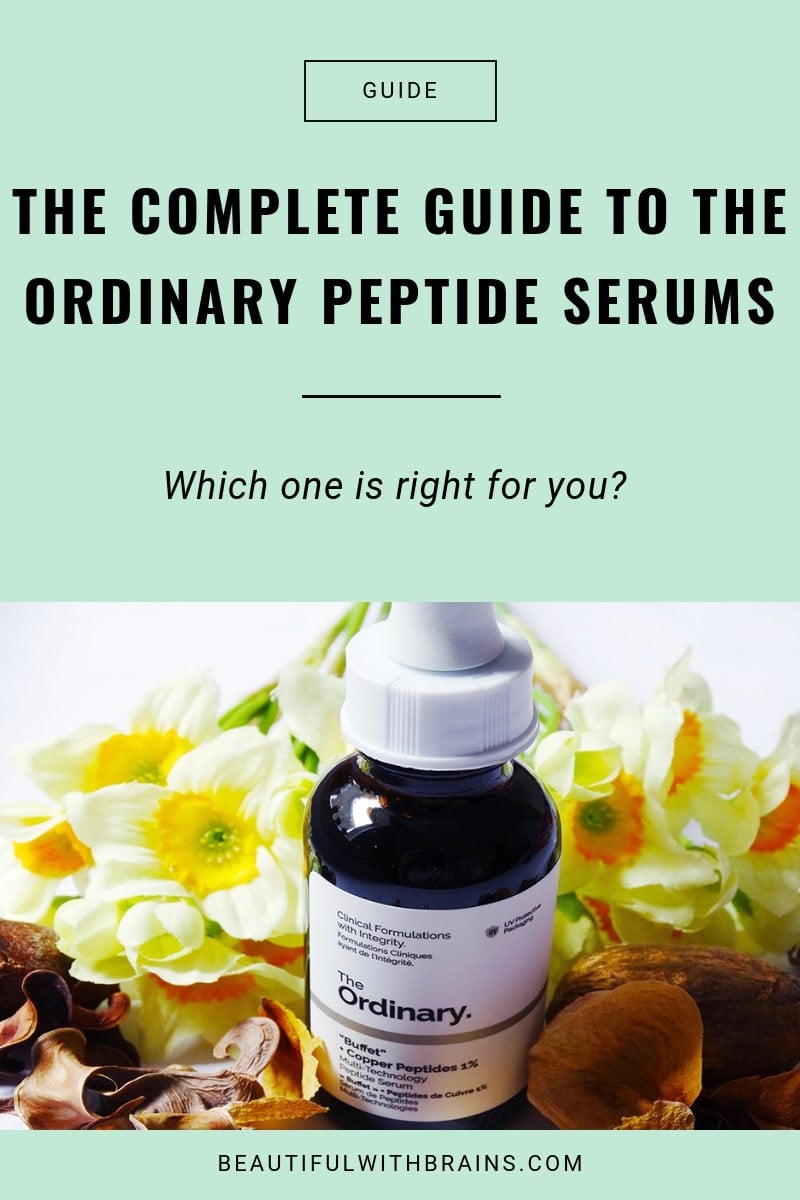 the complete guide to the ordinary peptide serums